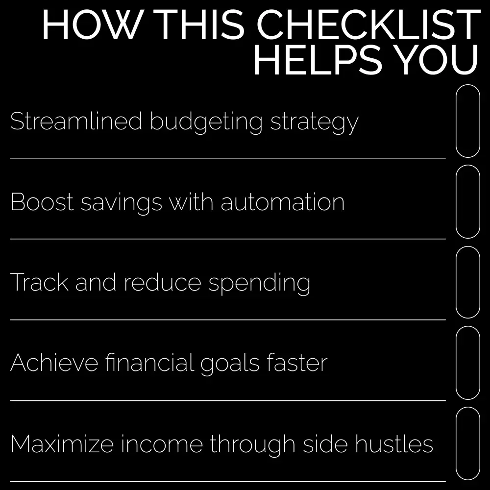 Your $20K Savings Action Plan - How to Save $20,000 in a Year Checklist