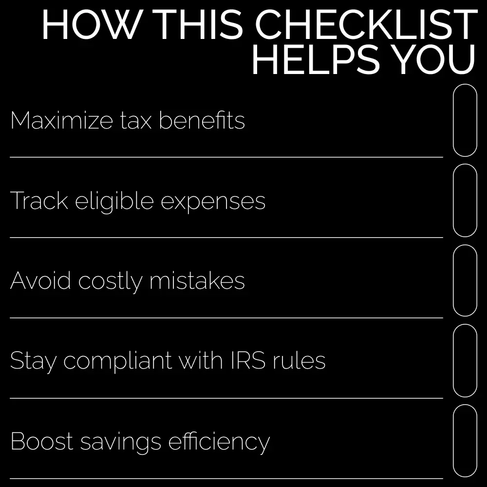 Medical Savings Account Essentials Checklist: Maximize Your Healthcare Savings
