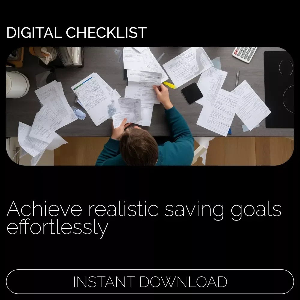 Your Beginner-Friendly Savings Checklist – Achieve Realistic Saving Goals for Beginners