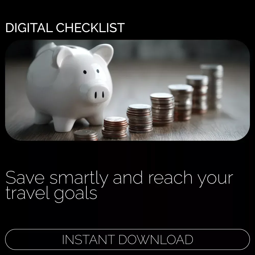 Travel Fund Success Checklist – Ultimate Saving for a Trip Planner, Budget Tracker & Digital Guide