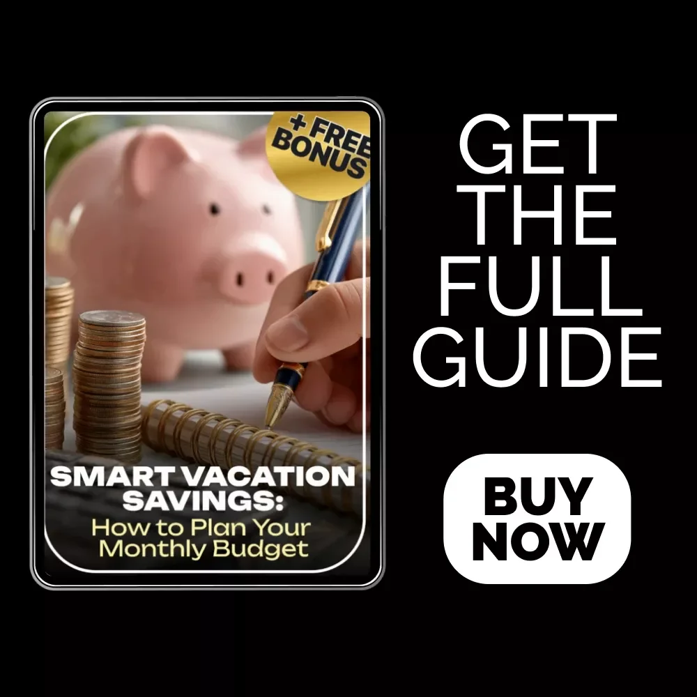 Smart Vacation Savings: How to Plan Your Monthly Budget eBook | How Much to Save for Vacation Per Month