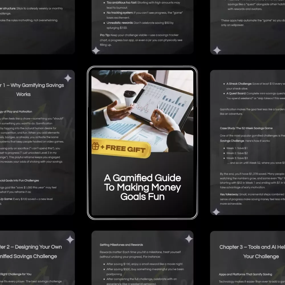 A Gamified Guide to Making Money Goals Fun – Gamified Savings Challenge Digital Guide for Budgeting Motivation & Creative Financial Planning