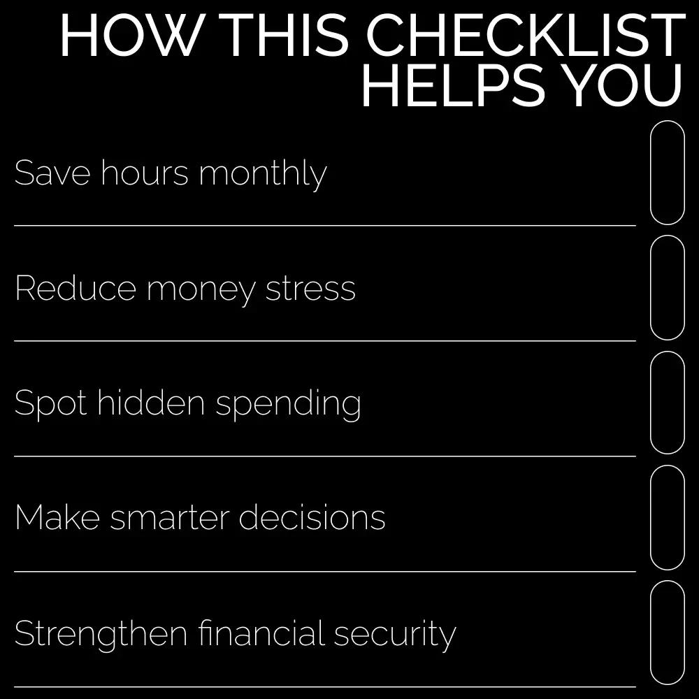 The AI Expense Tracking Checklist – How to automate expense tracking with AI | Smart Money Management Digital Download for Personal & Business Finances