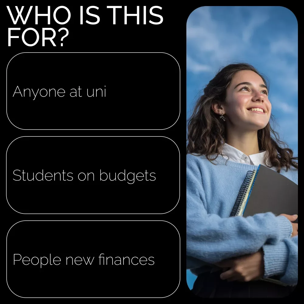 Uni Money Master Checklist | Student Budget Planner & Guide on how to save money as a uni student | Digital Download