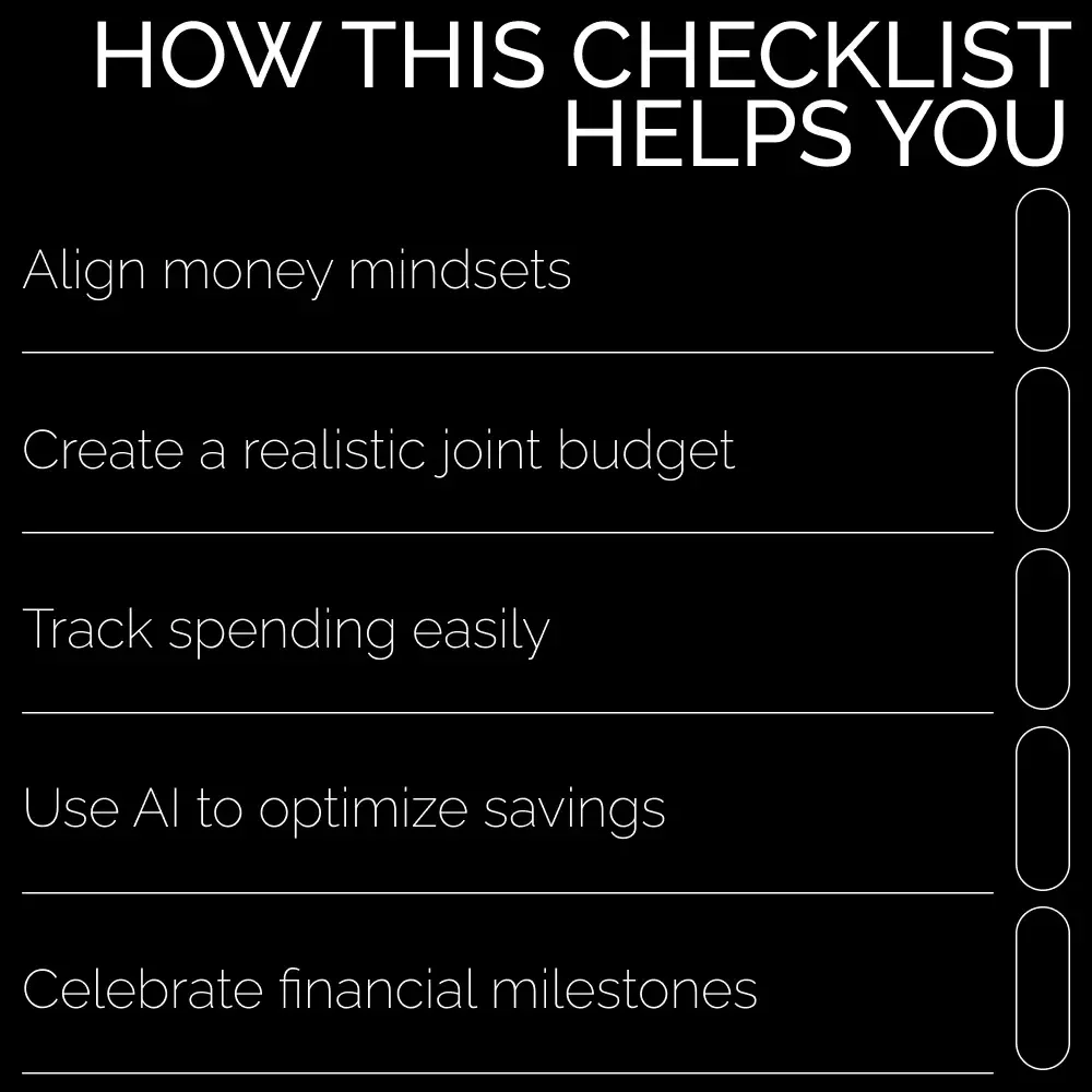 The Couple’s Budgeting Checklist – How to Budget as a Couple for Smart Money Management, Joint Goals, and Financial Harmony