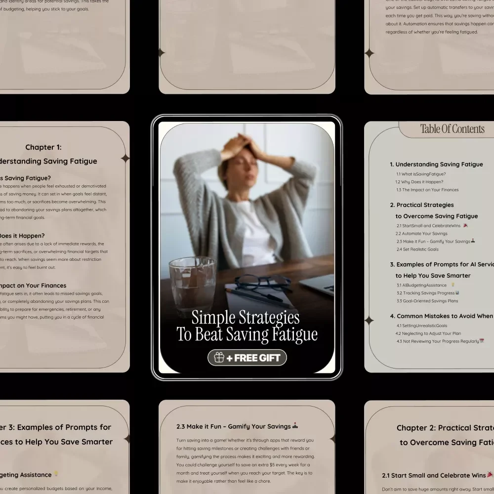 Simple Strategies to Beat Saving Fatigue: How to Avoid Saving Fatigue and Stay on Track with Your Financial Goals