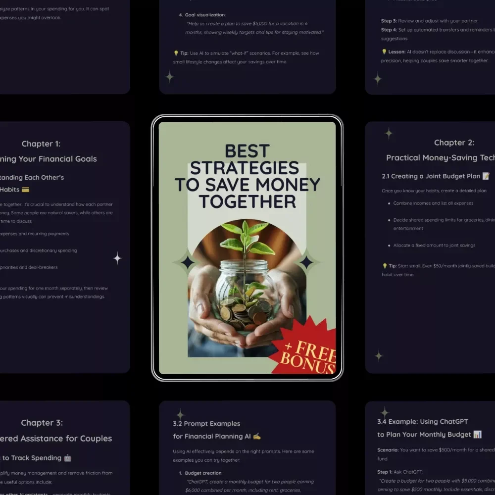 Best Strategies to Save Money Together: The Best Way to Save Money with Your Partner – Couples Budgeting & Financial Planning Guide (Digital Download)