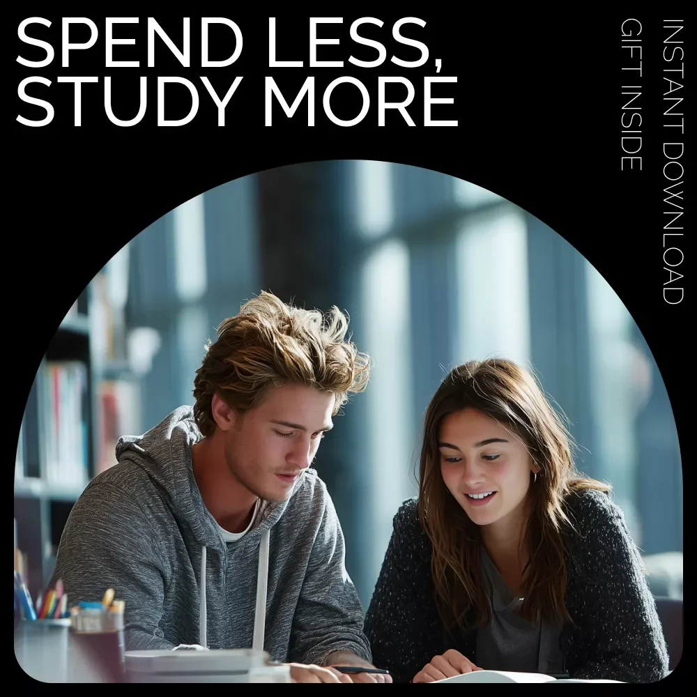 Spend Less, Study More | Daily Student Budget Checklist | Simple Guide for how to save money daily as a student