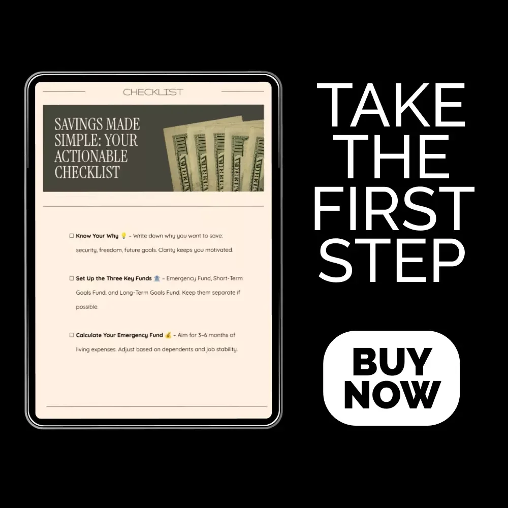 Savings Made Simple: Your Actionable Checklist to Building Wealth