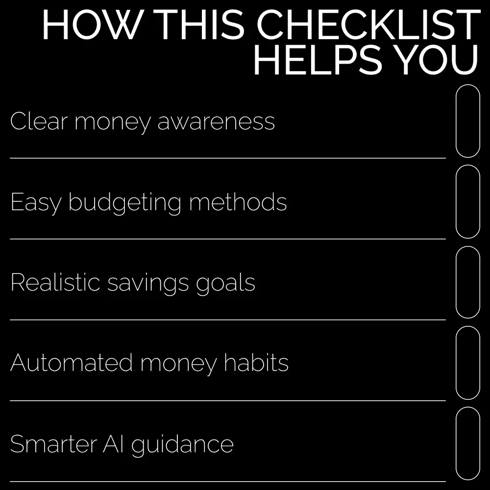 The Best Money-Saving Budget Method Checklist | Best Budgeting Method to Save Money | Printable Budget Planner Checklist | Digital Download