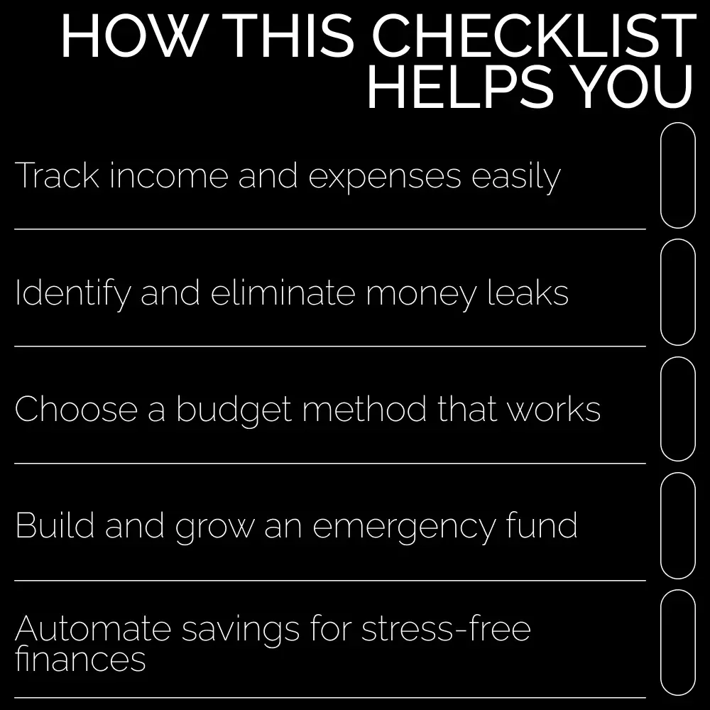 Your Money Makeover: Ultimate Budgeting Checklist for Managing Finances & Saving Money