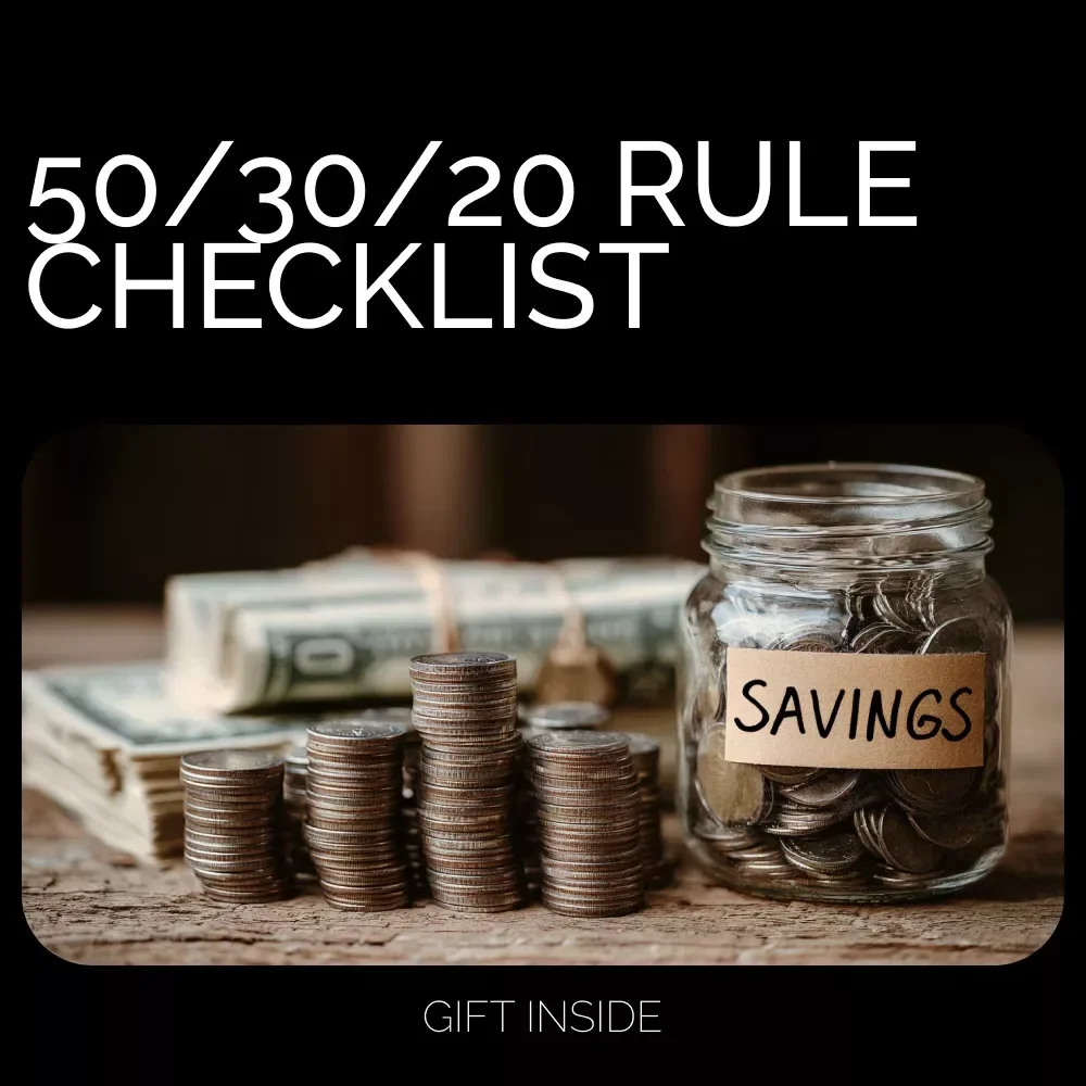 Your 50/30/20 Wealth Checklist – 50 30 20 Savings Planner & Budgeting Guide