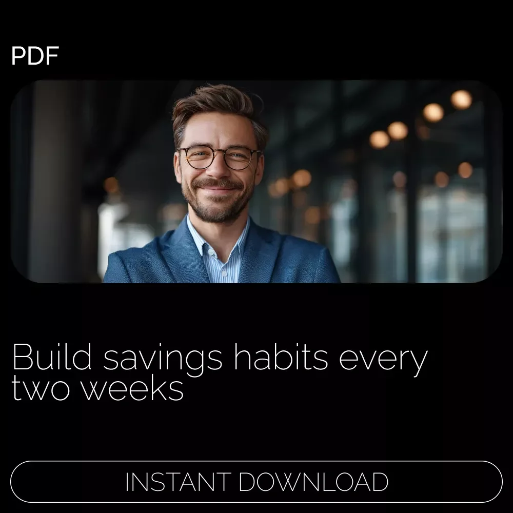 Save Smarter: Your Bi-Weekly Money Boost Guide – A Practical Guide to saving money every 2 weeks, Budget Planner, Financial Goals Workbook, Digital Download