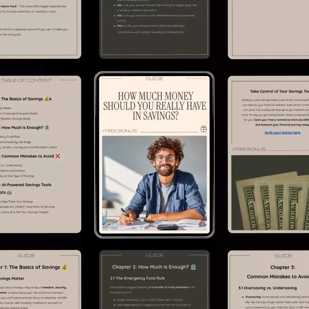 How Much Money Should You Really Have in Savings? A Complete Guide to Setting Realistic Savings Goals and Benchmarks