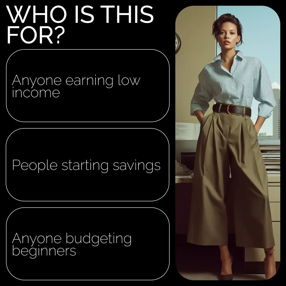 A Low-Income Earner’s Guide to Reaching Your Financial Goals | Practical Budgeting eBook | Saving Goal Plan for Low-Income Earners