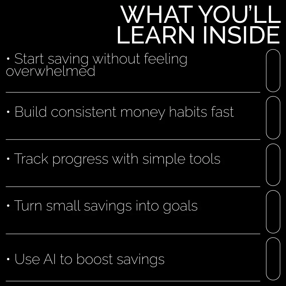 The $5 Habit: How Tiny Weekly Savings Build Big Financial Wins – A Simple Guide to Starting Saving Habit With $5 a Week for Beginners
