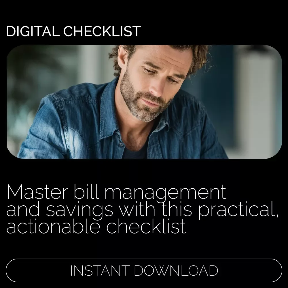 Smart Bills Smart Savings Checklist – How to Manage Bills and Save Money Like a Pro