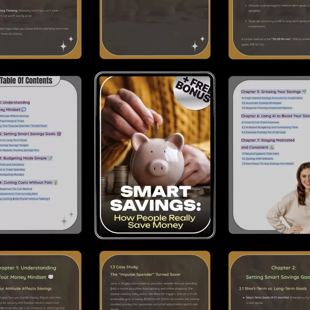 Smart Savings: How People Really Save Money – A Comprehensive eBook on Saving Strategies, Budgeting, and Financial Growth