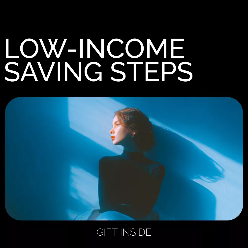 Checklist: Smart Saving Steps for Low-Income Earners | Simple Budget Planner & Saving Goal Plan for Low-Income Earners | Printable Digital Checklist
