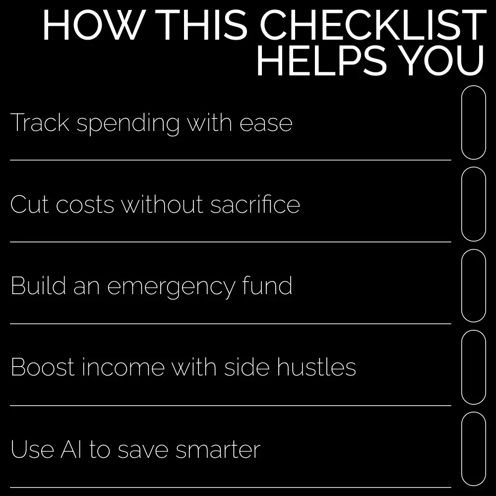 Stretch Every Dollar Checklist – Master How to Save on a Tight Budget