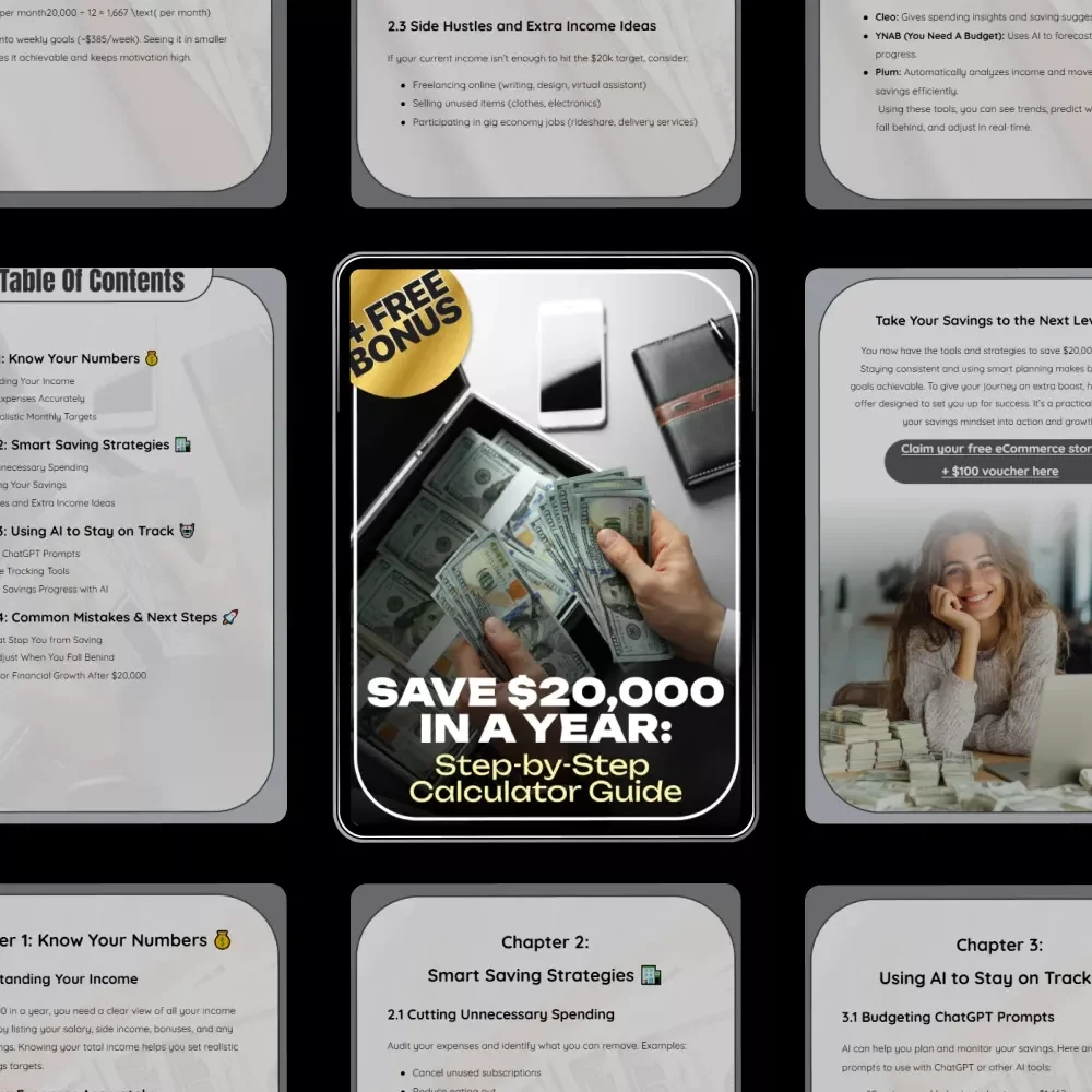 Save $20,000 in a Year: Step-by-Step Calculator Guide – How to Save $20000 in a Year Calculator