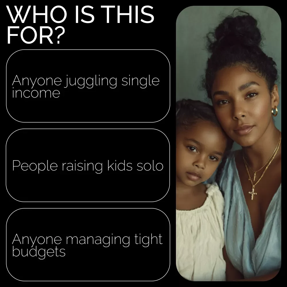 A Practical Guide to Budgeting as a Single Mom | Simple Money Planning eBook for Moms Learning how to budget as a single mom