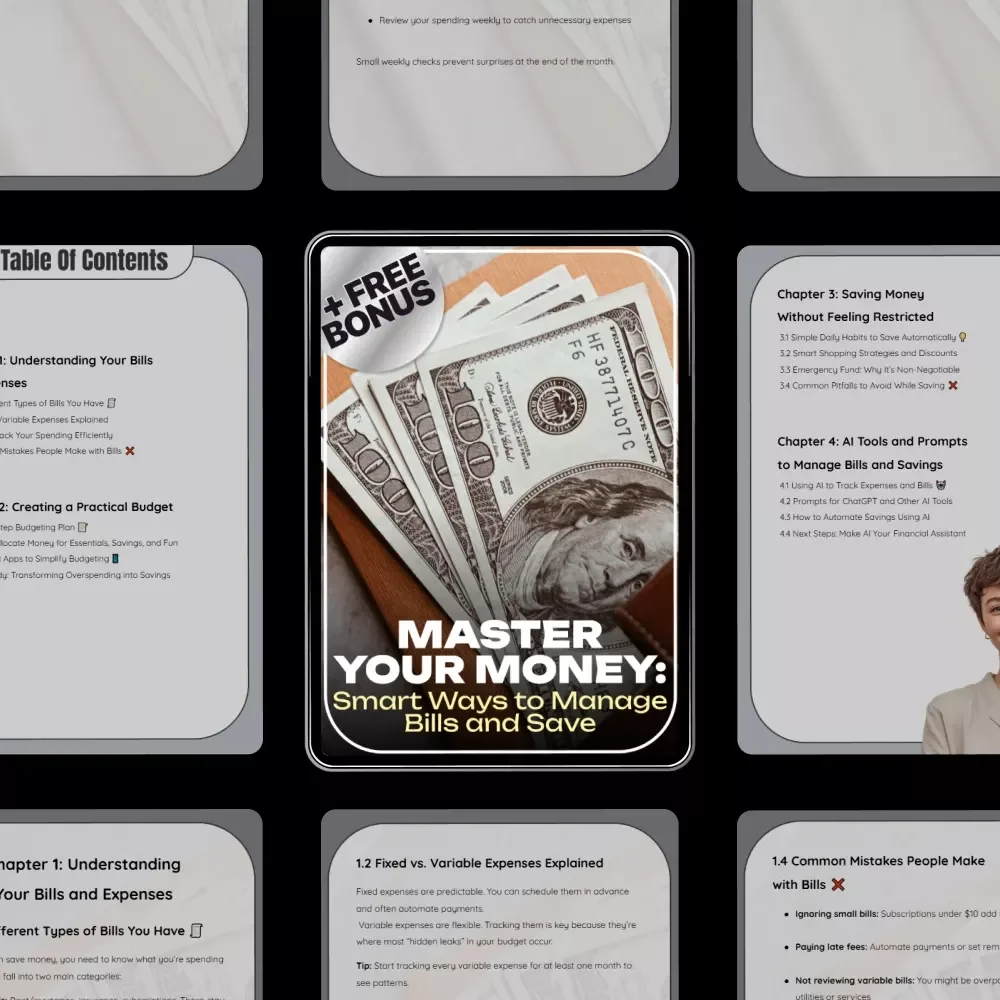 Master Your Money: Smart Ways to Manage Bills and Save 💰 - A Practical Guide to Take Control of Your Finances