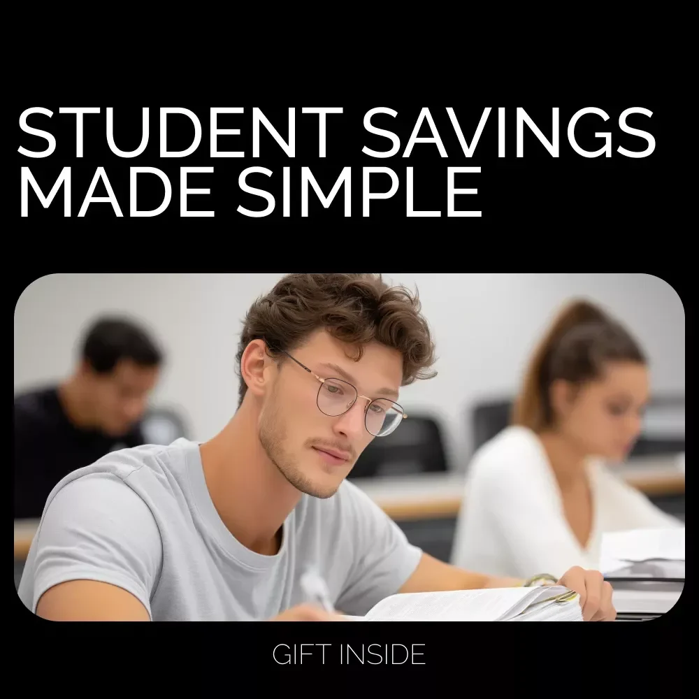 Student Savings Made Simple – Printable Checklist Guide on how to start saving money as a student | Budget Planner PDF for College & University Students