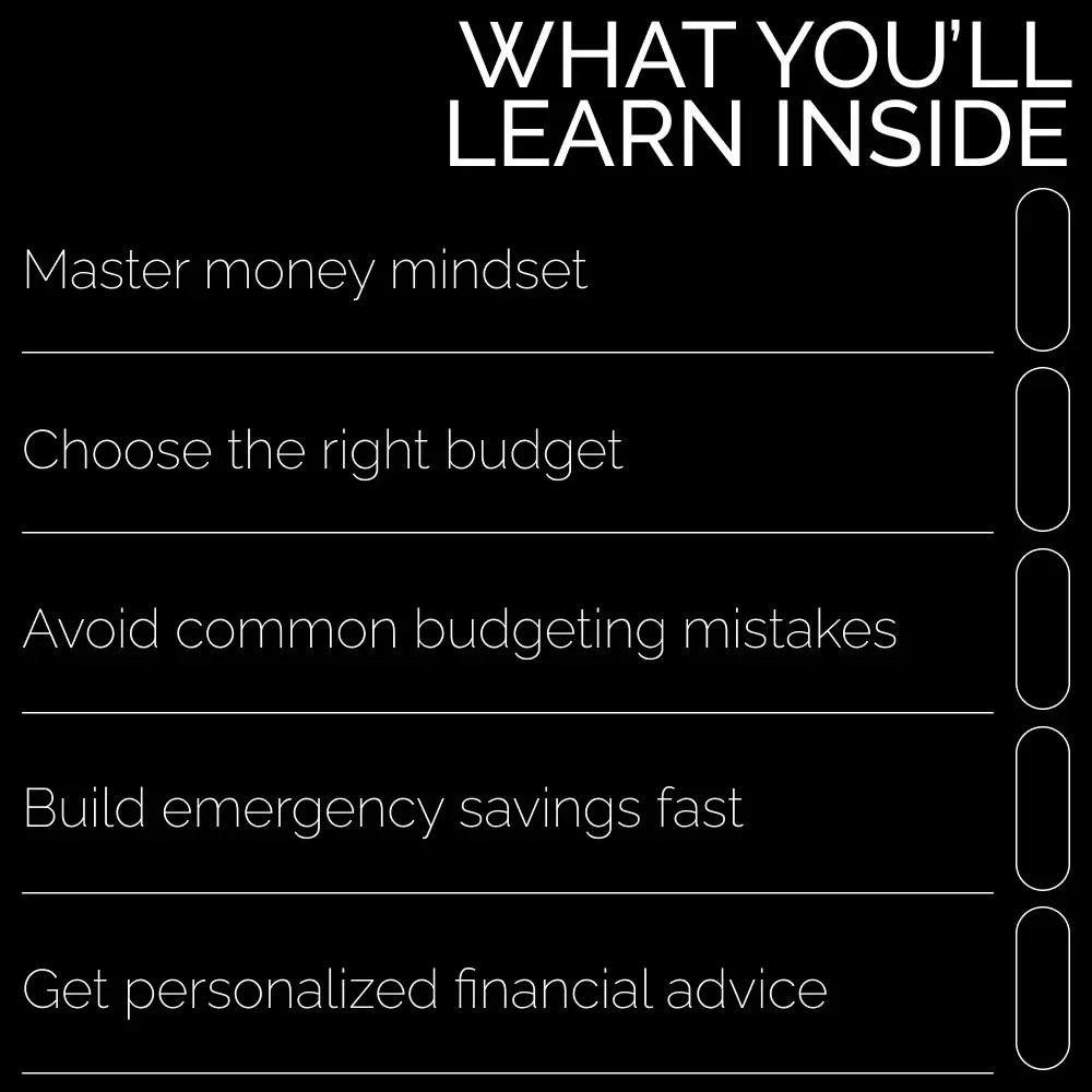 Your Simple Guide to Budgeting & Saving Money: A Step-by-Step eBook to Master Your Finances