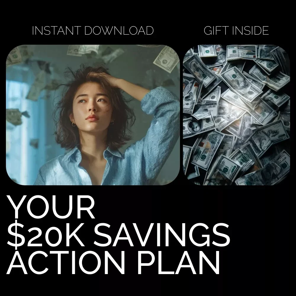 Your $20K Savings Action Plan - How to Save $20,000 in a Year Checklist