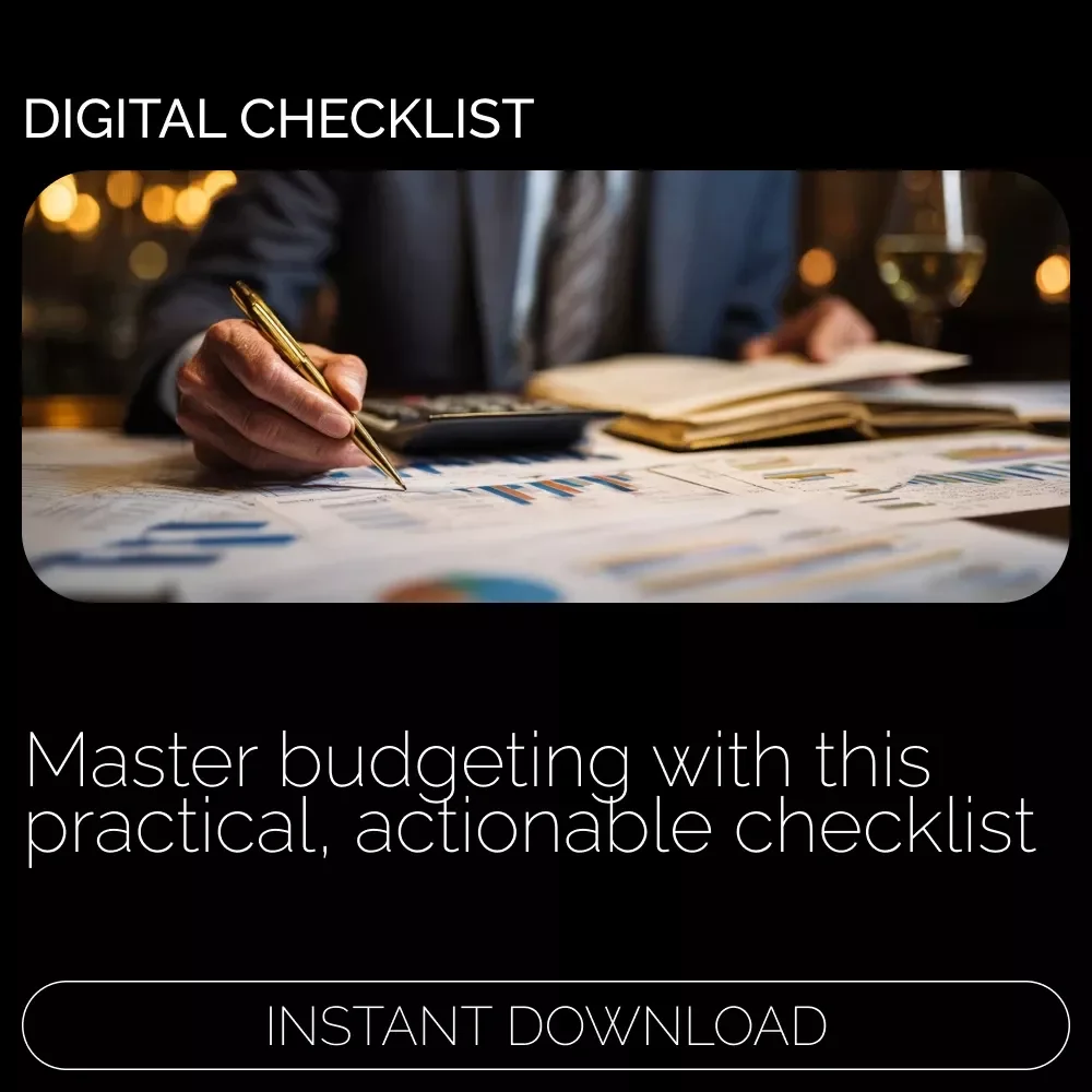 Your Zero-Based Budgeting Action Checklist: Master Your Finances with a Simple, Effective Guide