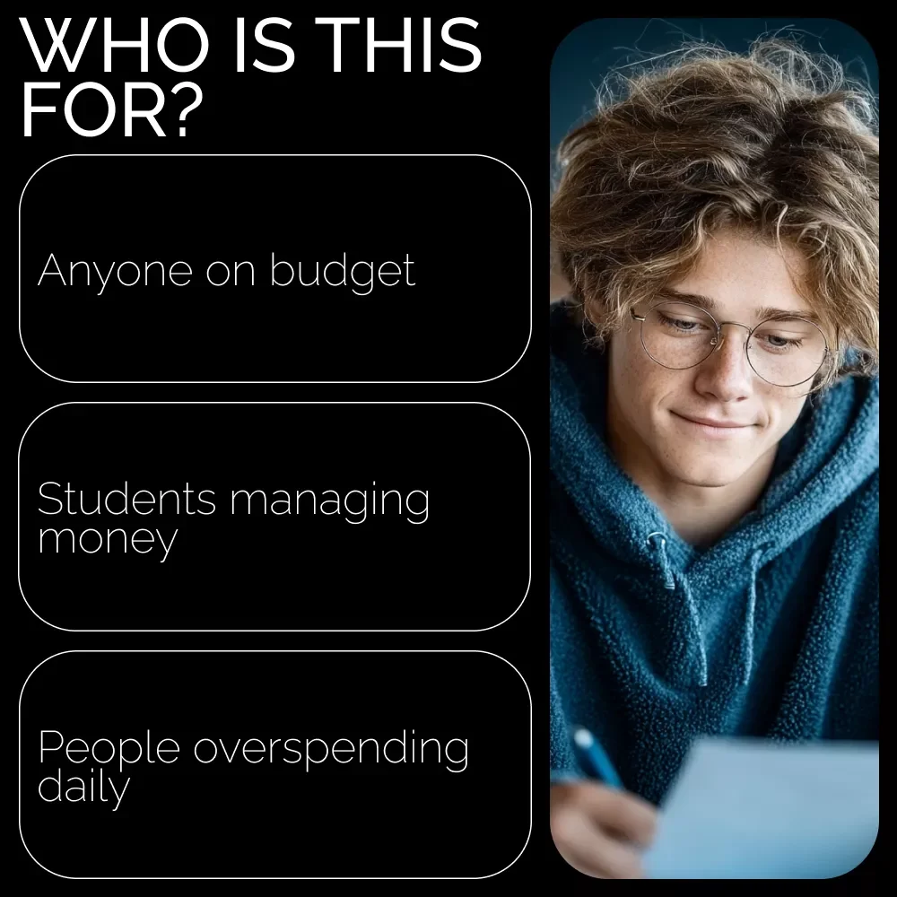 Spend Less, Study More | Daily Student Budget Checklist | Simple Guide for how to save money daily as a student