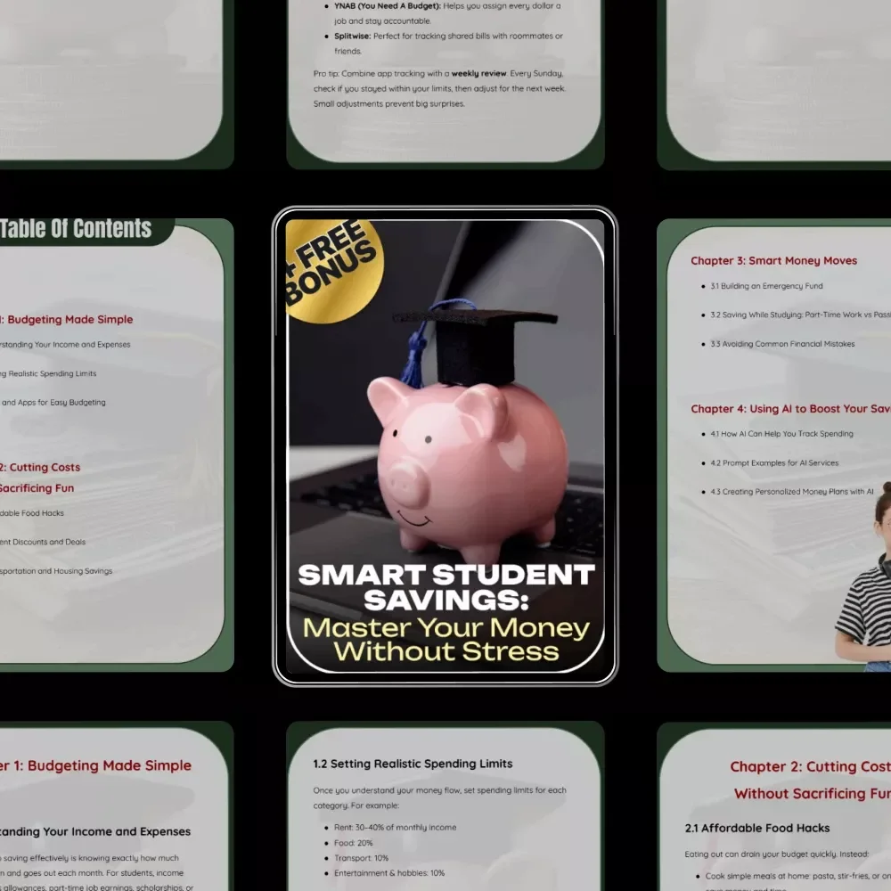 Smart Student Savings: Master Your Money Without Stress - The Ultimate Guide to Saving Money Effectively as a Student