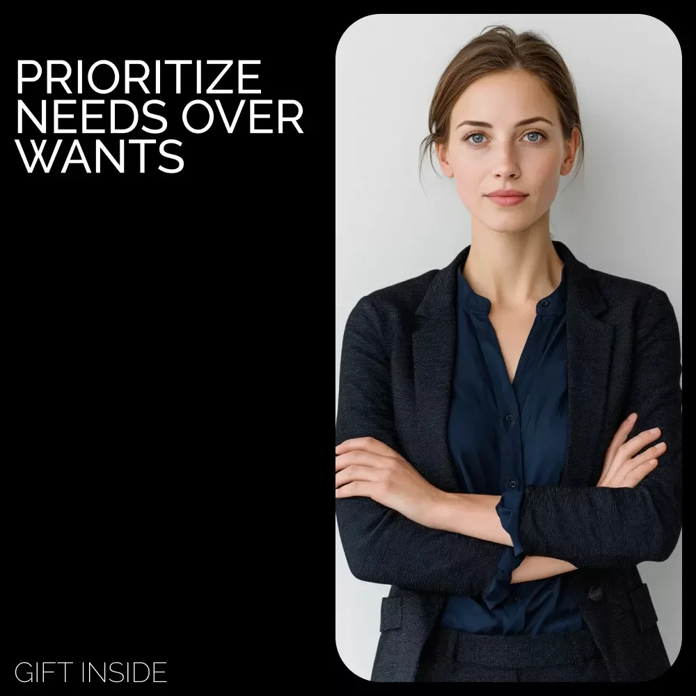 Prioritize Needs Over Wants: Mastering Intentional Choices – A Practical Guide on how to prioritize needs over wants, Build a Needs-First Budget & Transform Your Spending Habits