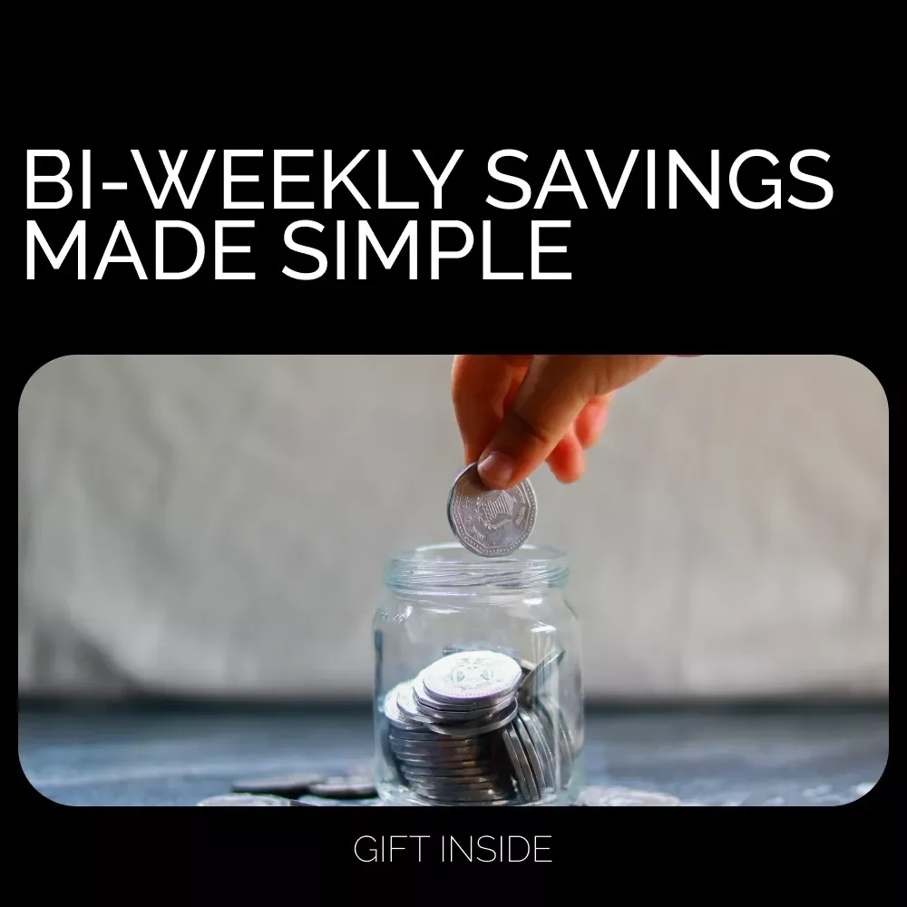 Checklist: Bi-Weekly Savings Made Simple – Printable Guide for Saving Money Every 2 Weeks, Budget Planner & Smart Financial Habit Tracker