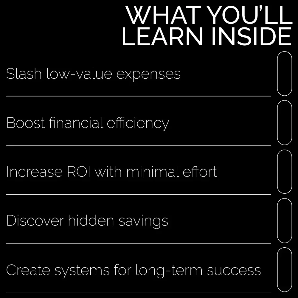 A Smart Guide to Cutting Low-Value Costs: A Practical Approach to Streamlining Your Budget