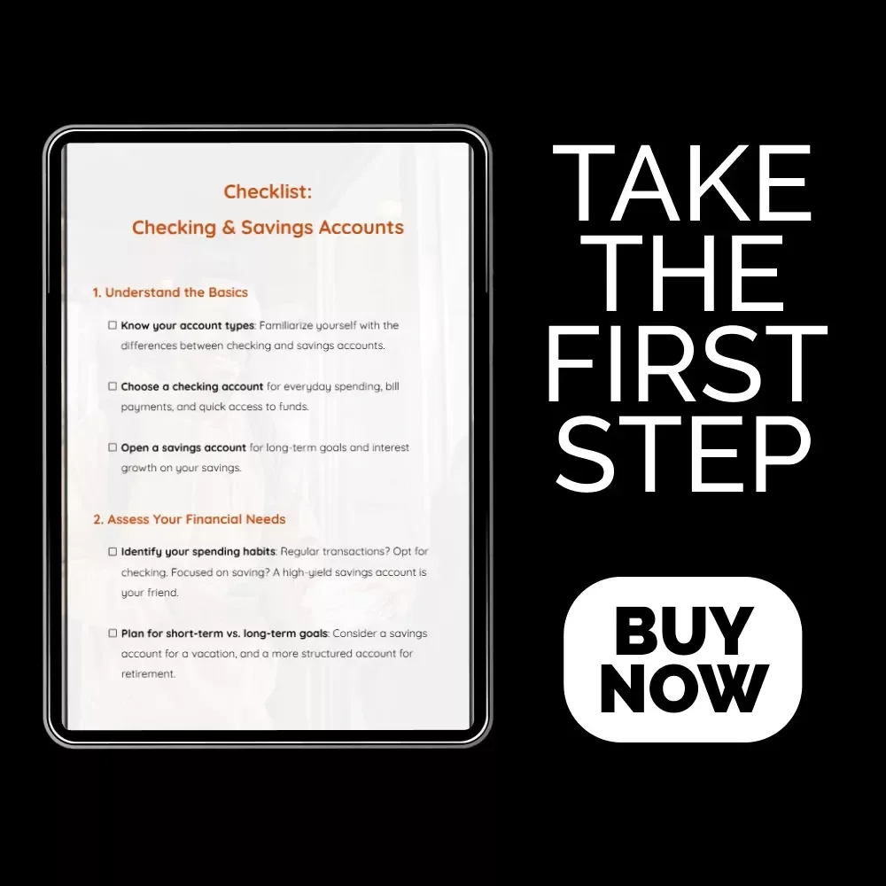 Checklist: Checking & Savings Accounts – A Complete Guide to Managing Your Finances