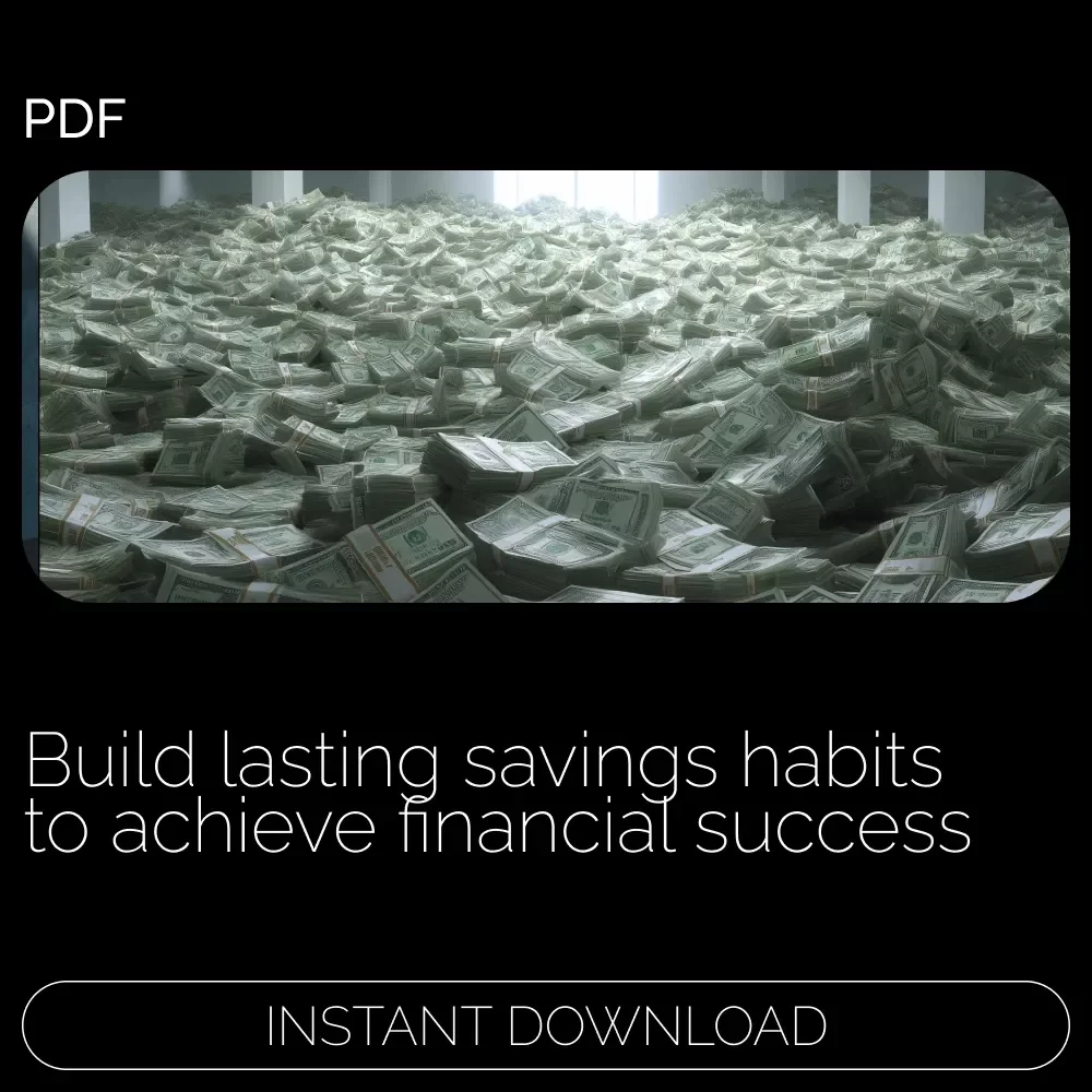 Building Habits That Make Savings Goals Stick - Digital Guide for Achieving Financial Success