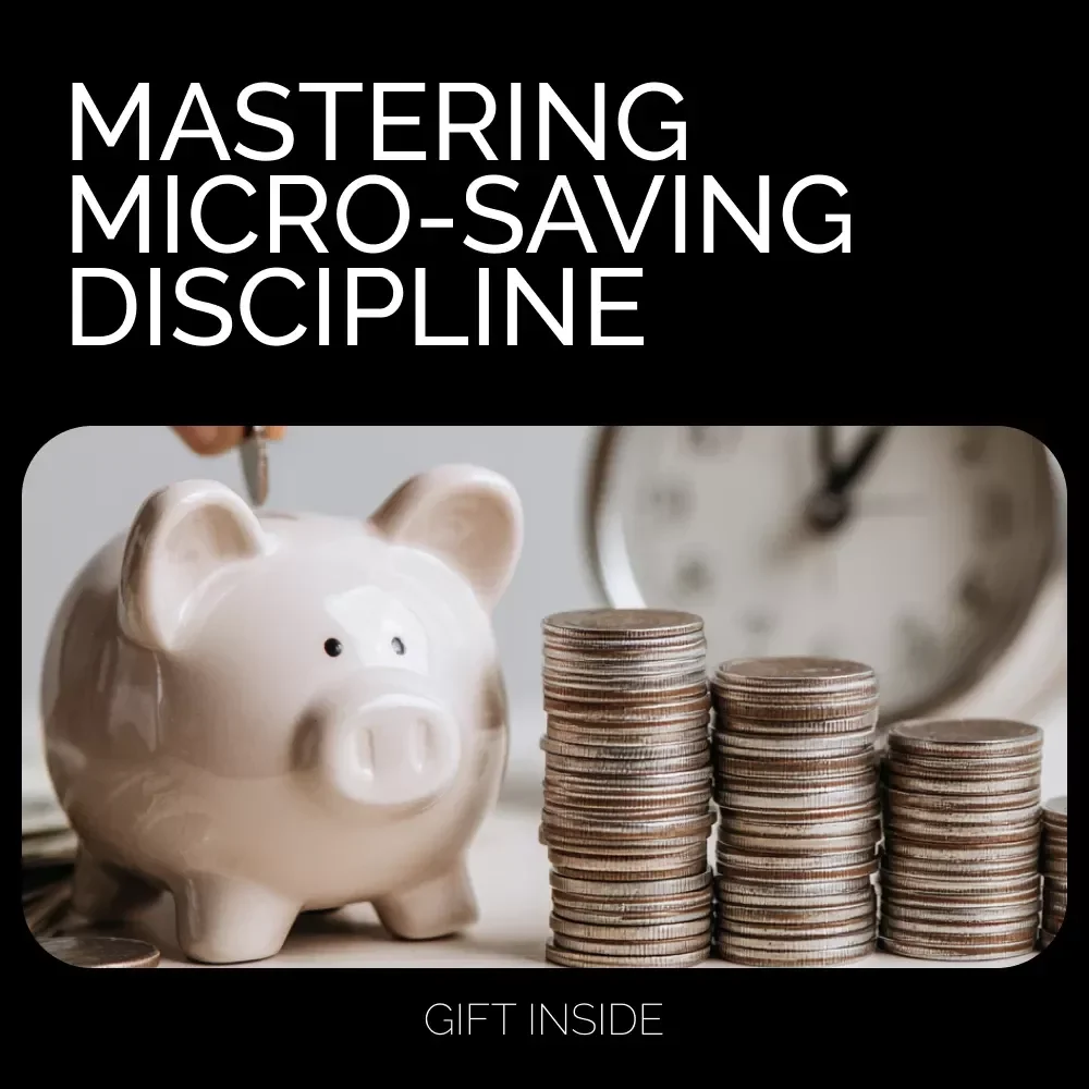 Mastering Micro-Saving Discipline | Building Micro-Saving Discipline Guide | Financial Habits eBook for Small Daily Savings | Digital Download