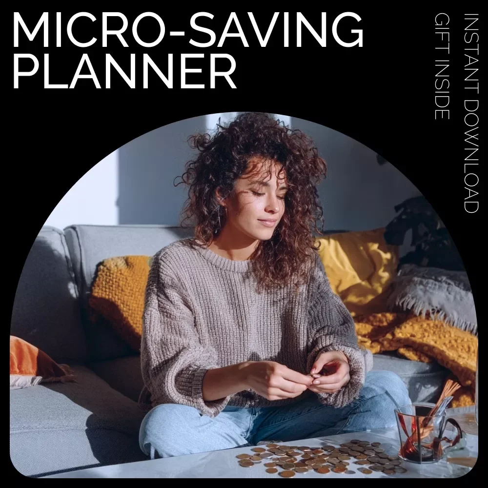 Micro-Saving Planner Checklist | Printable Micro Saving Planner Digital Download | Minimalist Savings Tracker & AI-Optimized Budget Checklist
