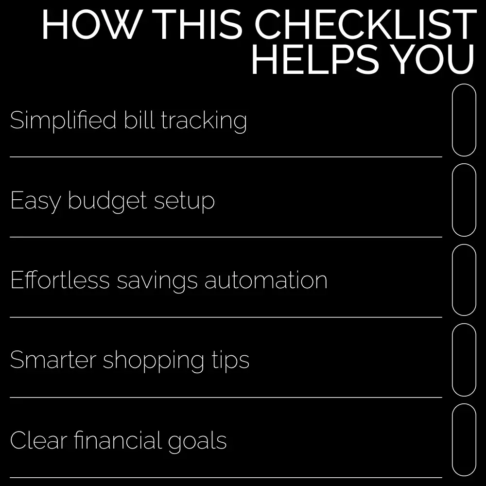 Smart Bills Smart Savings Checklist – How to Manage Bills and Save Money Like a Pro