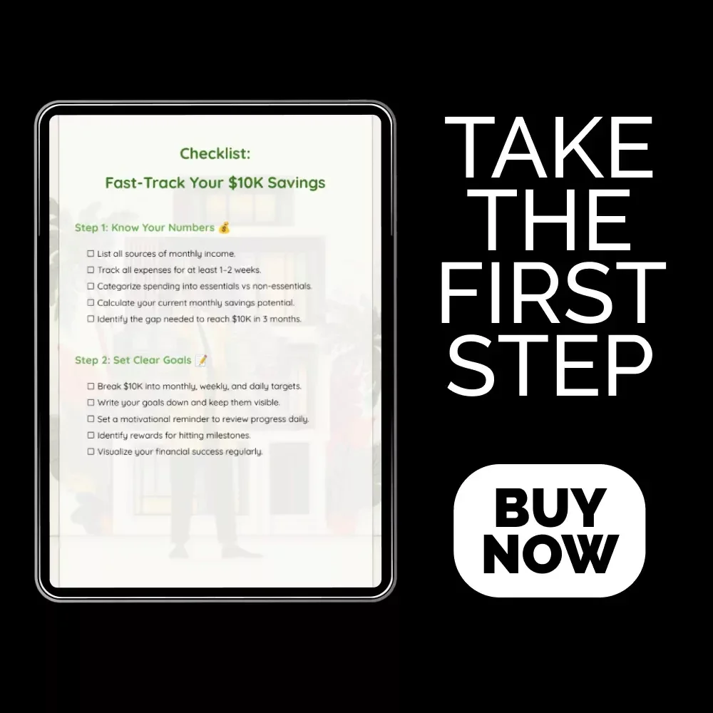 Checklist: Fast-Track Your $10K Savings – How to Save 10K in 3 Months Calculator Guide