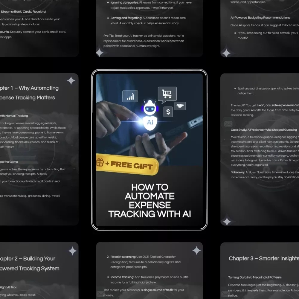 How to Automate Expense Tracking with AI – Step-by-Step Guide for Beginners & Freelancers | Smart Budgeting, AI Prompts & Financial Automation eBook