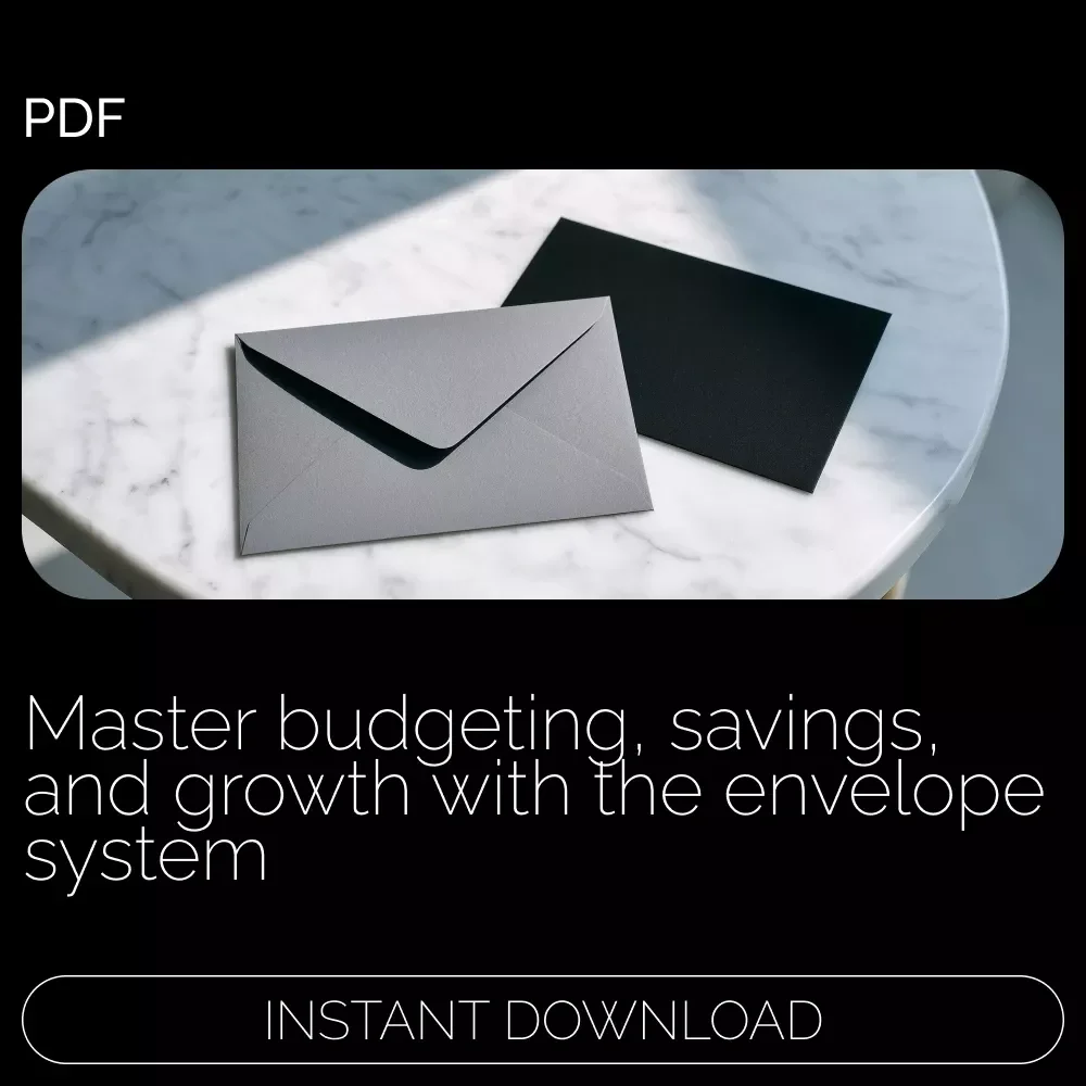 Smart Money Envelopes: Save, Track & Grow Your Cash - Digital Guide for Budgeting Success