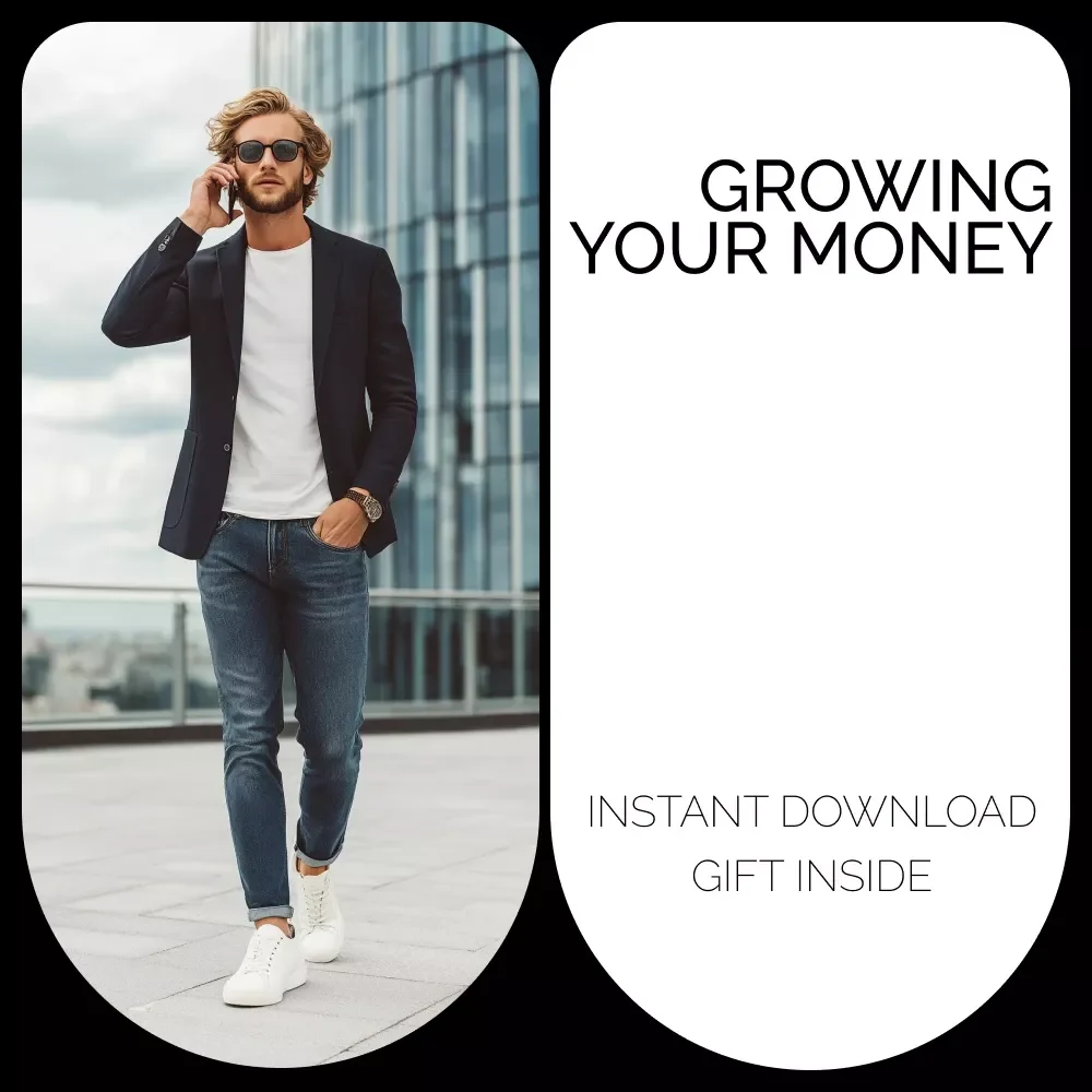 Beginner’s Guide to Growing Your Money – How to Start Saving Money for Beginners | Easy Budgeting Guide, AI Savings Tools, Personal Finance Digital Download
