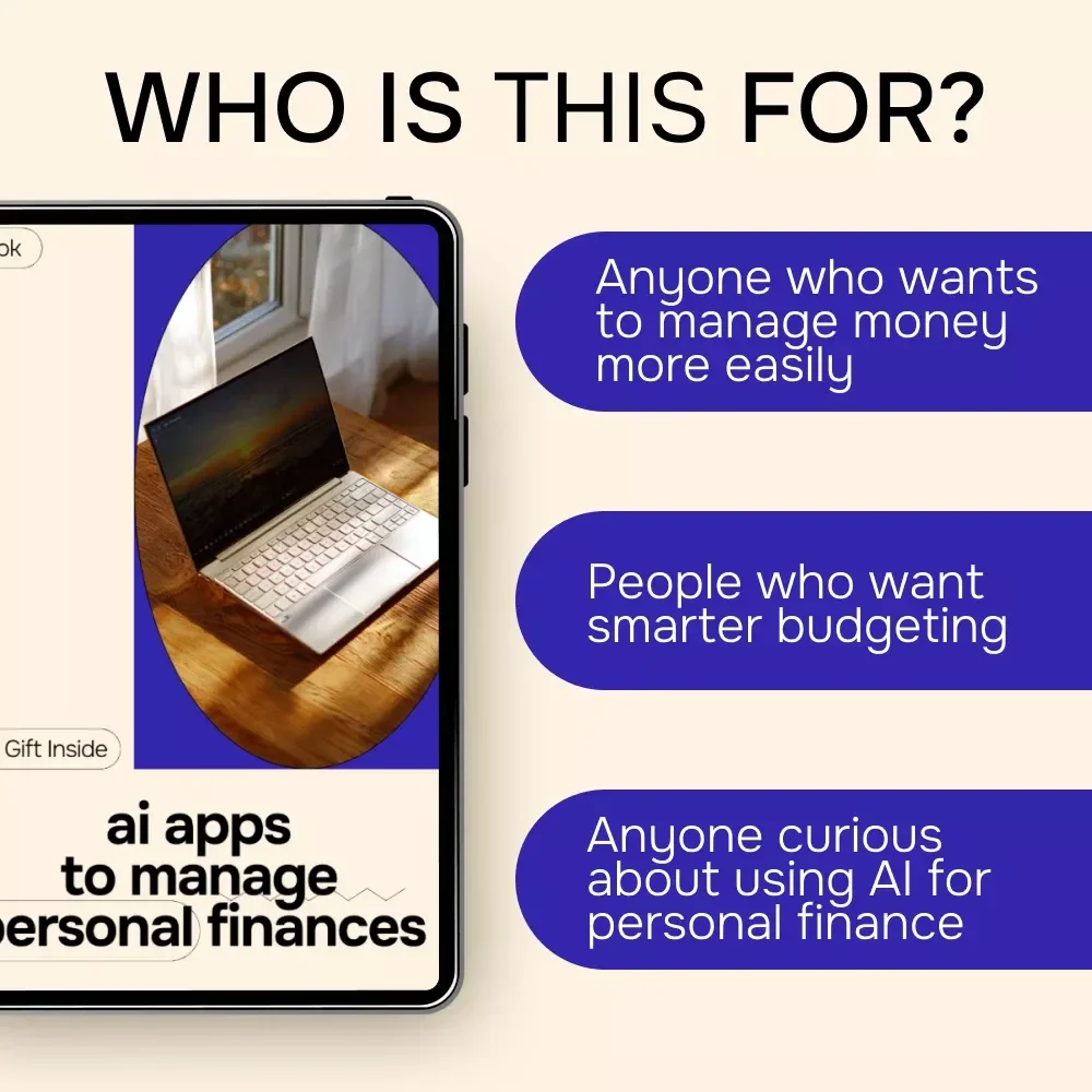 AI Apps to Manage Personal Finances | Smart Money Guide, Budgeting & Investing eBook, Digital Download for Financial Planning