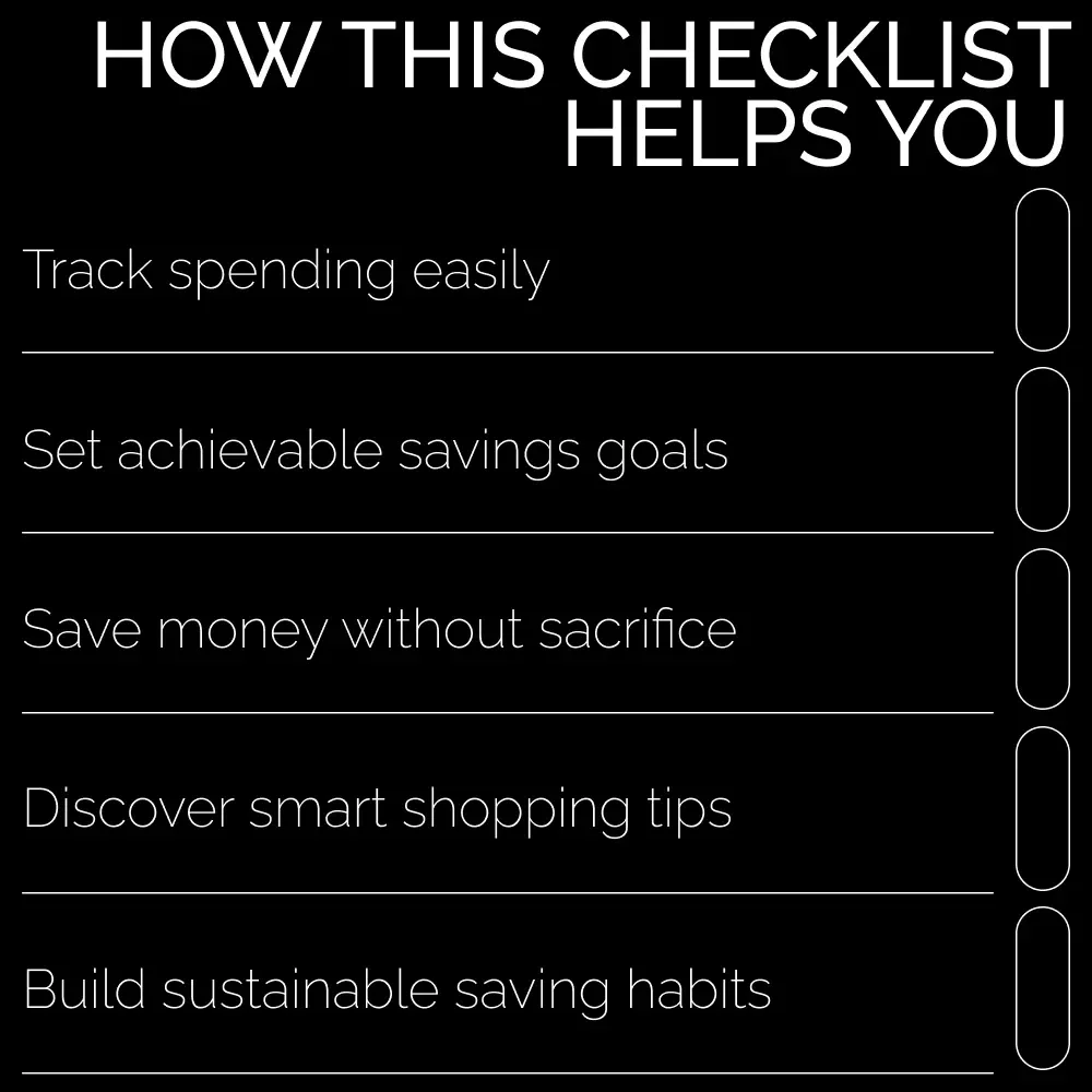 Student Pocket Money Power-Up Checklist: How to Save Pocket Money as a Student