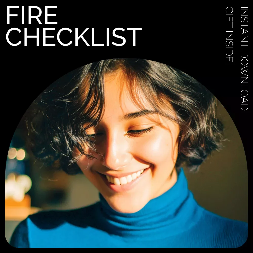 FIRE Checklist: Your Financial Independence | Printable Financial Independence Checklist Using Gen Z FIRE Strategies, Early Retirement Planner, Digital Download