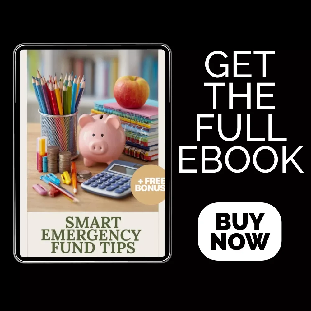 Smart Emergency Fund Tips | Emergency Fund Tips eBook | Instant Digital Download | Financial Planning PDF Guide for Saving & Security