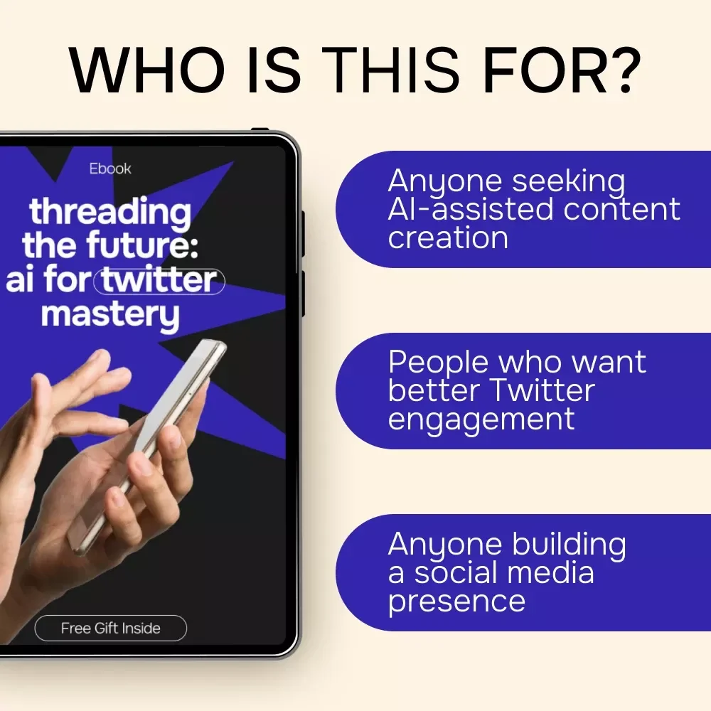 Threading the Future: AI for Twitter Mastery - Ultimate Guide, eBook & Checklist for AI for Twitter Threads Success